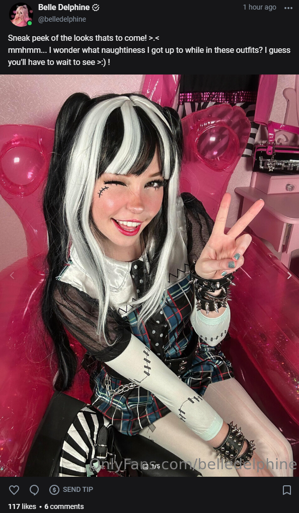 Belle Delphine Onlyfans 2023 Pt 9 - Hentai Senpai's Paradise